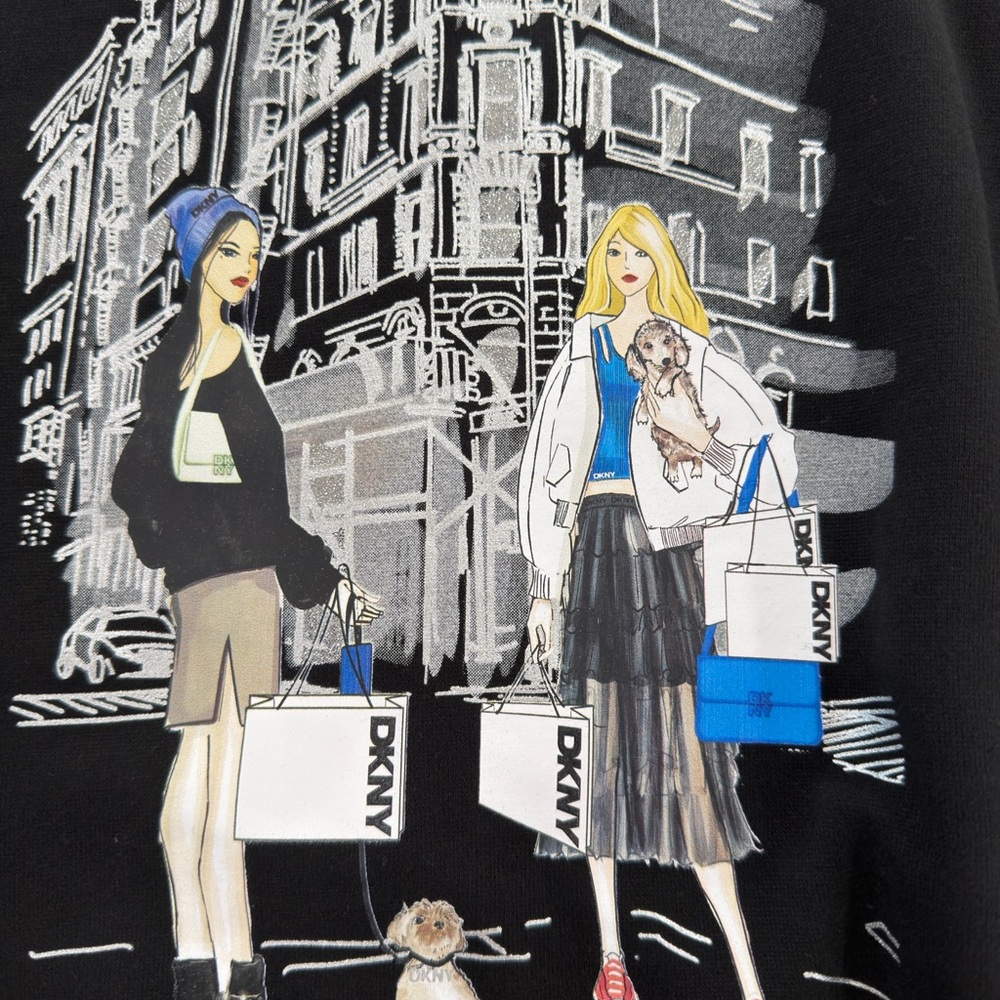DKNY black sweater Sleek Black Apparel - Picture 4 of 10